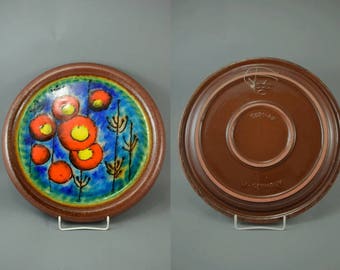 Vintage wall plate / Carstens Tönnieshof / 5921 40 | West German Pottery | 70s