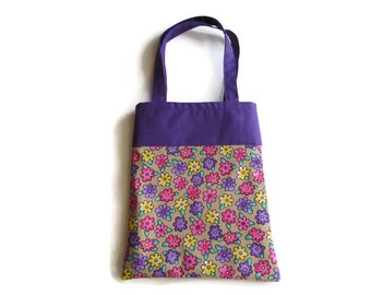 Flower Goodie Bag - Gift Bag - Mini Tote