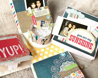 HAPPY BIRTHDAY Exploding Box /Gift Box Photo Album – 100% Handmade with High Quality Craft Paper! Birthday / Anniversary / Wedding gift