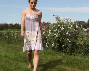 upcycled dress XS - S upcycled clothing, upcycled fashion, summer dress . perdue