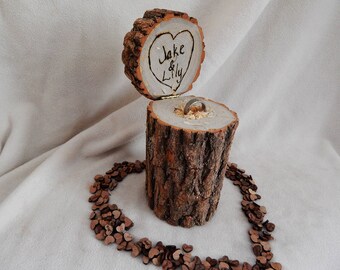 Sassafras Ring Box - Flip top