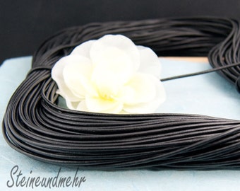 1m Leather strap Ø2 black art. 3171