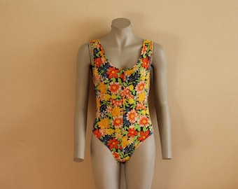 Women's Leotard Floral Print Gymnastics Leotard Flower Bodysuit Dancing Shirt Dancewear Dance Costumes