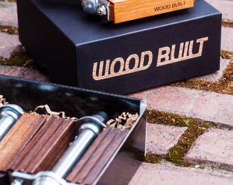 Walnut Vintage Style Bicycle Pedal Set