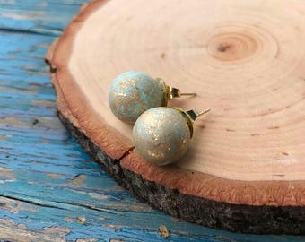 SALE Polymer Clay stup Earrings