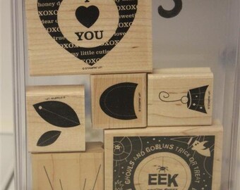 Stampin' Up! Retired Sweet Centers wood mounted