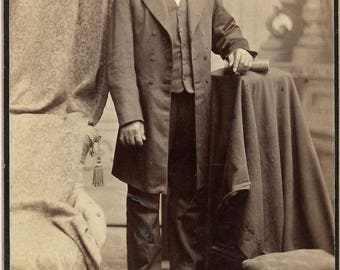 Vintage Cabinet Photo Black Americana- African American Preacher