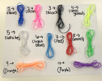 Double barrel or double box gimp keychain and zippers