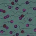 Bouncy balls dusty green by Sarah Watts from her Cat Lady collection for Cotton+Steel