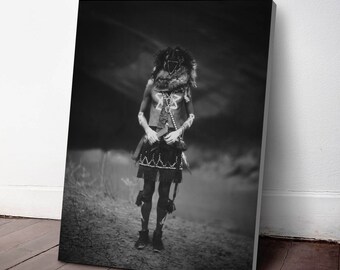 Native American Indian Canvas Print, Tobadzischini ca. 1904, Indigenous Americans, American Indian, indigenous people, NA32C