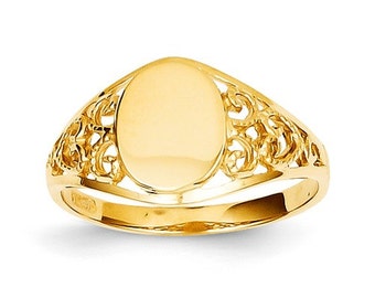 Filigree Signet Ring (JC-1100)