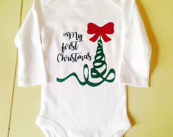 My first Christmas Onesie