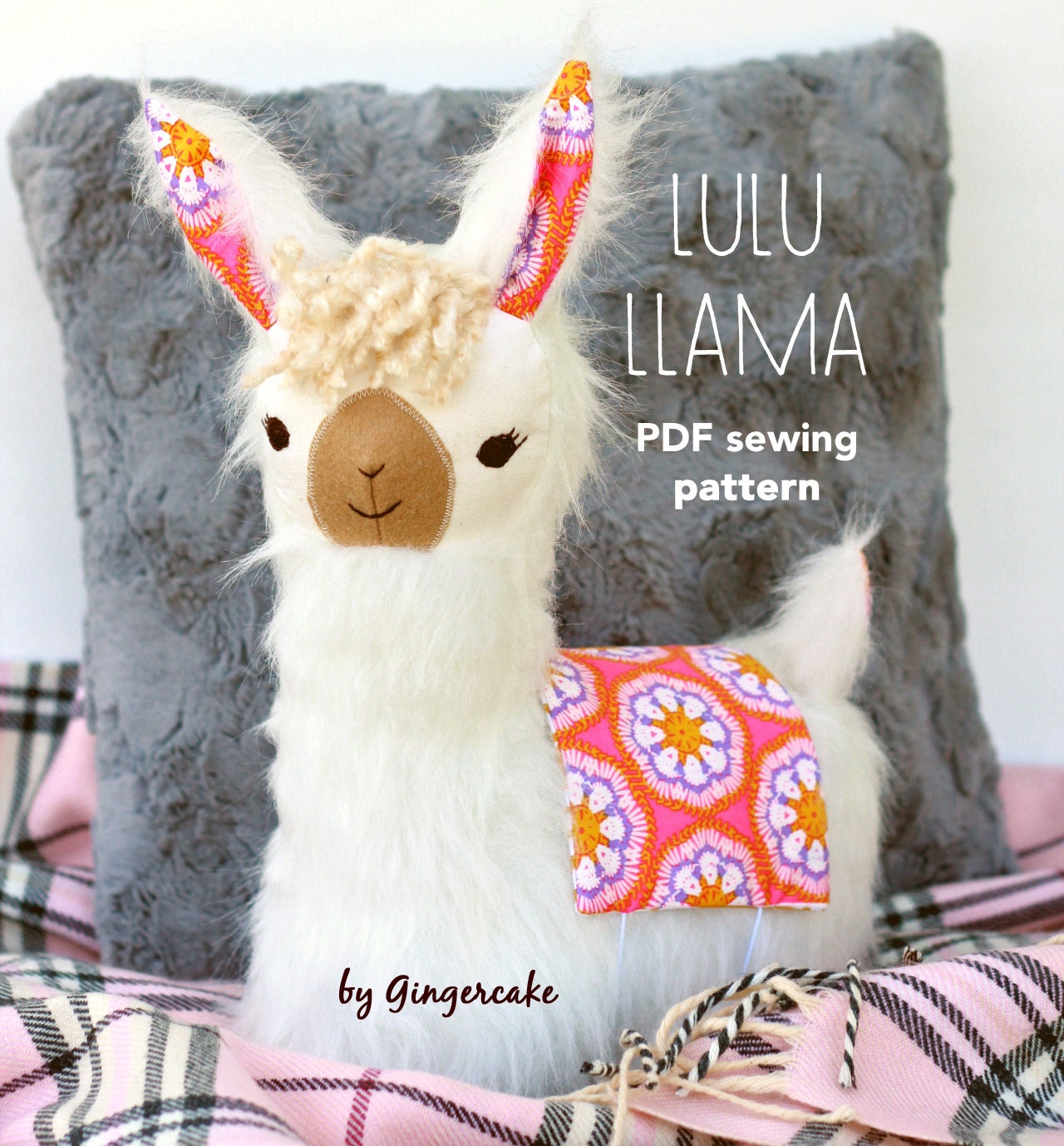 llama pillow