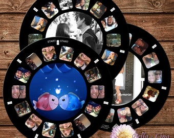 Viewmaster 3D Invitation, Save-The Date, Birth/Gender Announcement, Proposal Option
