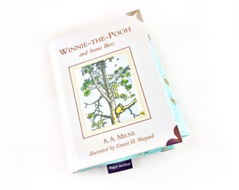 Winnie-the-Pooh Coin Purse, AA Milne, Winnie the Pooh, Book purse, Pooh lover gift, Purse made from a book, You never can tell with bees.”