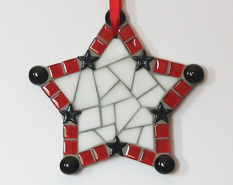 Handmade Mosaic Star Ornament