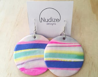 Handmade statement dangle earrings // gifts for her // “Esther"