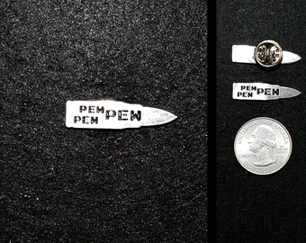 Pew Pew Pew 1.1 Inch Lapel Pin