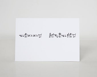 Happy Birthday ASL card