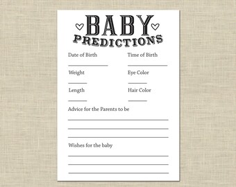 New Parents Advice card Printable Digital Download Instant