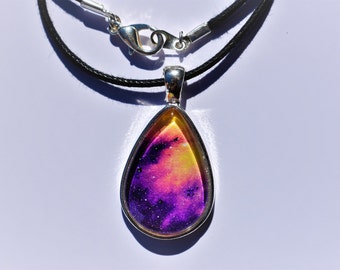 Sunset Galaxy Pendant - One of A Kind!