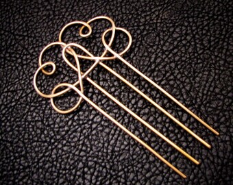 Decorative hair comb, Hair Comb, Bridal hair comb, Hair fork, Hair accessories, Hair jewelry, woven hair comb, valentine hair comb
