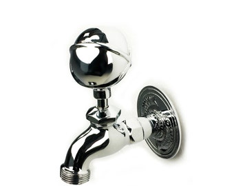Bright Chrome Globe Garden Tap
