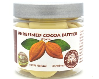 Pure Natural Cocoa Butter Organic Wafers Unrefined