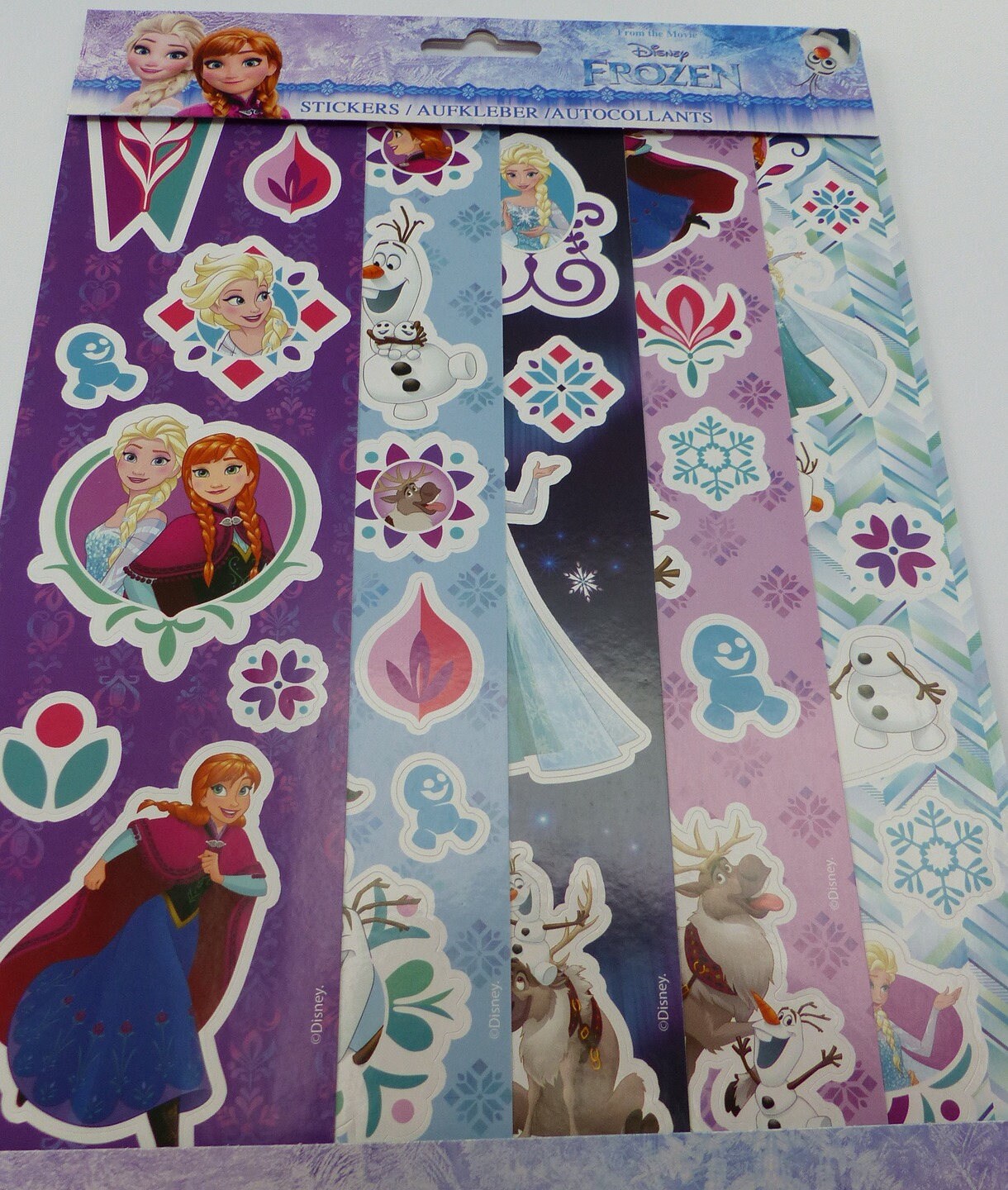 5 sheets of frozen elsa and anna stickers stickers from ValouLaFrenchie