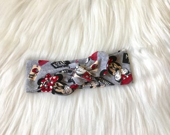Minnie Mouse Headband, Disney Headband, Headband, Baby Knot Headband, Disney Baby Headband, Minnie Mouse Baby Headband, Baby Minnie Headband