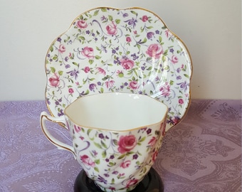 Rosina English Bones China Tea Cup And Saucer