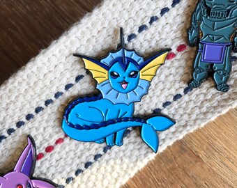 Pokemon Soft Enamel Pin - Vaporeon Enamel Pin