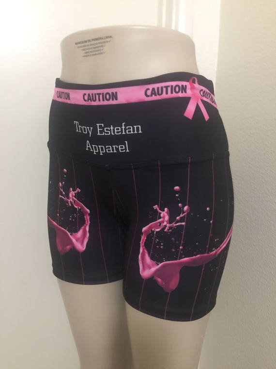 Painted Yoga Shorts