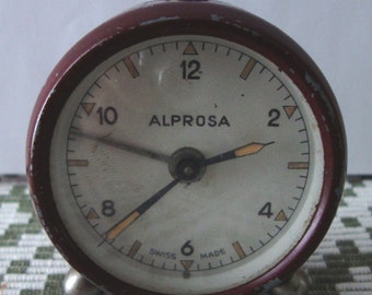 Antique Alprosa Alarm Clock