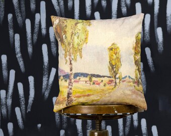 Cushion with Painting - The Way, 16” / 40 cm size - Limited Edition of 100