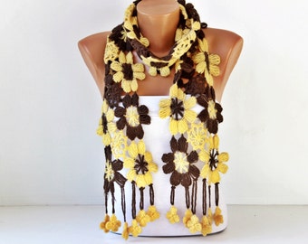 Crochet scarf , scarf ,woman scarf, gift