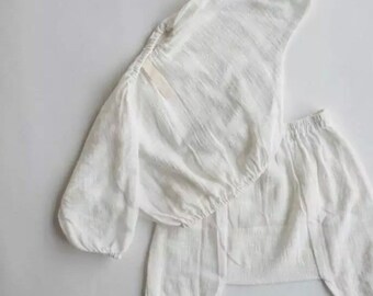 Cotton linen blend set