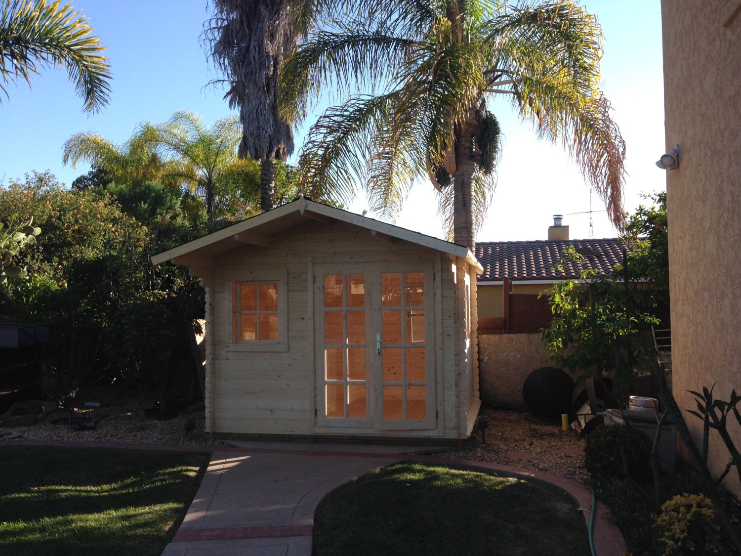 pre made: Guest house storage shed office space pool house