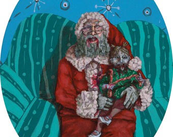 Baby's 1st Christmas! zombie painting acrylic paint