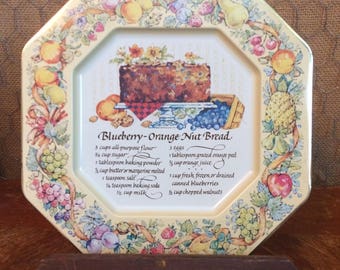 Avon Metal Recipe Plate