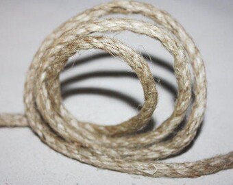 5 mm Jute Cord Natural = 1 Spool = 22 Yards = 20 Meters Jute Rope Jute Cord Natural Fiber Rope Jute Cord Rope Burlap String Cording Nautical