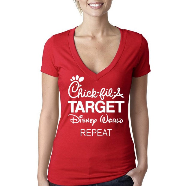 Chickfila Target Disney World Repeat Shirt // Adult