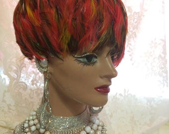 Stunning Jack McConnell Wool and Feather Hat