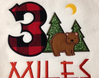Lumberjack Birthday Shirt