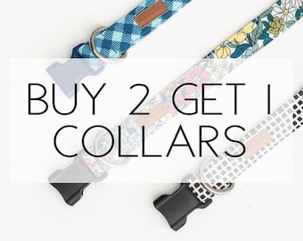 Buy 2, Get 1 Free Dog Collars Special