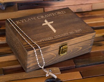 Baptism Gift, Baptism Memory Box, Keepsake Box, Baptism Gift for Boy, Gift for Girl, Christening Gift Box, Gift Ideas, Baptized Baby