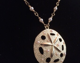 sand dollar pendant necklace