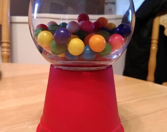 Old fashioned gumball machine candy dish