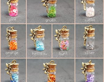 Necklace with bottle *Fairy Dust*