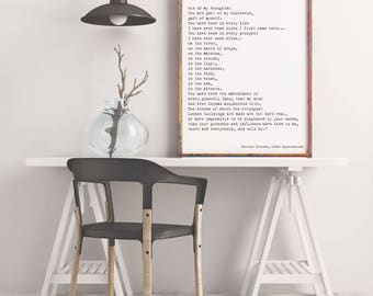 Romantic Wall Art Quote Print, Bedroom Decor, Charles Dickens Black and White Print, Great Expectations Romantic Artwork 8x10 11x14 16x20